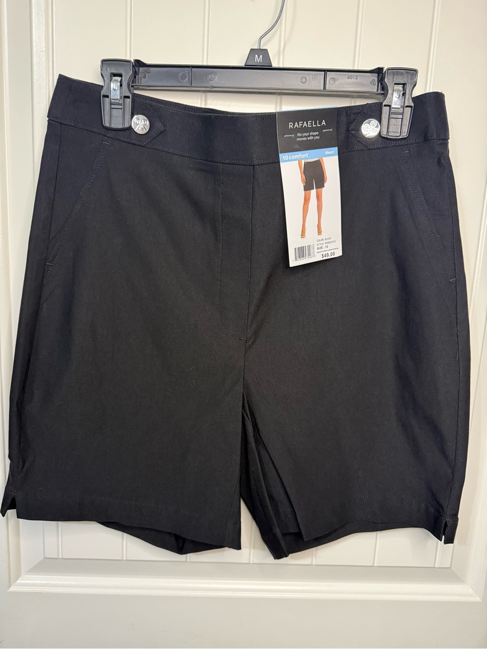 Rafaella Black Tailored Bermuda Shorts